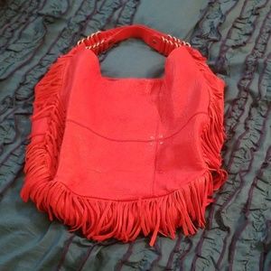 Madewell fringe boho bag